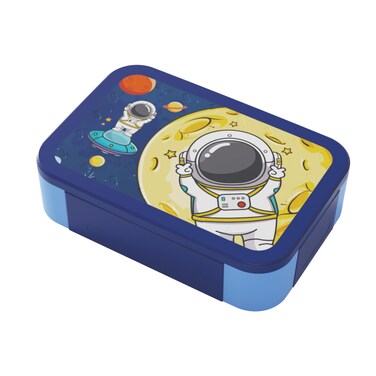 PEARL KIDS SMALL PLASTIC BENTO BOX &ndash; ASTRONAUT DESIGN, BPA-FREE, LEAKPROOF, COMPACT LUNCH CONTAINER FOR KIDS, PK0001