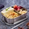 PEARL KIDS STAINLESS STEEL RECTANGULAR LUNCH BOX &ndash; 3 COMPARTMENTS, 1000 ML CAPACITY, LEAKPROOF, DURABLE, EASY TO CLEAN, SCHOOL LUNCH CONTAINER, PK0011