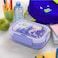 PEARL KIDS REGULAR PLASTIC LUNCH BOX &ndash; MERMAID DESIGN, BPA-FREE, LEAKPROOF, COMPACT SCHOOL LUNCH CONTAINER, PK0014
