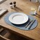 Kitchen Master Oval Placemat - 30x45 cm Heat-Resistant Table Mat for Dining &amp; Kitchen, KMPM15