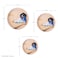 RK Round Melamine Tray Set (3 Pieces) - Durable &amp; Lightweight Circular Serving Platters, RKM039