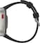 Amazfit Bip Max, 2.07" AMOLED Display, up to 20 Days of Battery, GPS, 4GB Storage, Offline Maps, Fitness Tracker, Hybrid Training, 150+ Sports, HYROX Mode, Silver Case &amp; Black Strap- Intl Version