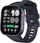 Amazfit Bip Max Smartwatch, 2.07" AMOLED Display, upto 20 Days of Battery, GPS, 4GB Storage, Offline Maps, Fitness Tracker, Hybrid Training, 150+ Sports, HYROX Mode, Dark Blue- International Version