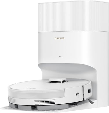 Dreame D20 Plus Robot Vacuum, 13,000Pa Suction, DuoBrush For Zero Tangled Hair, 5L Dust Bag For 150 Days, LDS Navigation, 2-In-1 Vacuum &amp; Mop, 5,200mAh Battery, App &amp; Voice Control