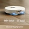 DREAME L50 Ultra CE Robot Vacuum and Mop with 25,000Pa Suction, Extendable Side Brush and Mop, AceClean DryBoard &amp; 80&deg;C Mop Self-Cleaning, 100-Day Auto-Empty, Hot Air Drying, Auto Water Tank Refilling, White