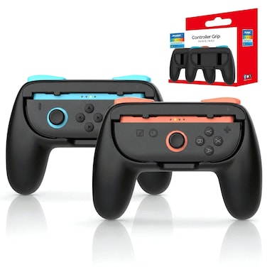 DOBE Controller Grip 2-Pack for Nintendo Switch &amp; Switch 2 Joy-Con &mdash; Ergonomic Gamepad Grips