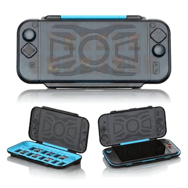 DOBE Storage Case for Nintendo Switch 2 &mdash; Translucent Hard Shell, 14 Game Card &amp; 2 SD Card Slots