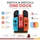 DOBE Joy-Con Charging Dock for Nintendo Switch &amp; Switch 2 &mdash; Charges 4 Controllers, RGB Light Strip
