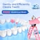 SEAGO Toddler Electric Toothbrushes for Baby Ages 0-3 Years, Baby Toothbrush with Smart Timer and Suction Base, 4 Replacement Brush Heads SG-513(Pink-C) (pink)
