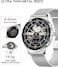 G-TAB GLR4 Women&rsquo;s Smartwatch 1.19" AMOLED Touch Screen, Bluetooth Calling, NFC, Fitness Tracker, Health Monitoring, Notification Alerts, Waterproof Ladies Smart Watch for Girls Silver