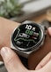 G-TAB GTR7 Smartwatch, 1.75&rdquo; AMOLED Display, Bluetooth Calling Smart Watch, Ultra Thin 7.0mm, AI Voice Assistant, 24/7 Health Monitor Heart Rate, SpO2, Sleep, Fitness Tracker 30 Days Standby (Black)