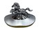 Al Khateeb Luxury Horse Design Car Dashboard Air Freshener   Premium Silver Stallion Silhouette Interior Garnish   Long Lasting Elegant Fragrance Diffuser   Non Slip Dashboard Ornament for Car, Home &amp; Office