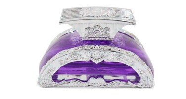 Al Khateeb Luxury Chrome Dashboard Air Freshener - DAD Series   Premium Silver Filigree Interior Garnish   4 Scent Mixed Collection   Long Lasting Elegant Fragrance Diffuser for Car, Home &amp; Office