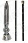 AutoTech Universal Car Radio Antenna (1.5m)   Heavy Duty Fiberglass Mast with Copper Head   High Gain Signal Aerial for All Vehicles   Flexible Black Design for Superior AM/FM Reception