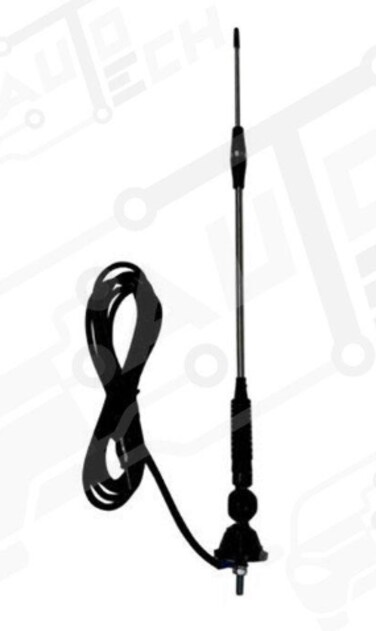 AutoTech Universal Car Radio Antenna   Window and Gutter Mount Aerial   High Gain AM/FM Signal Booster   220cm Shielded Cable   Durable Clip On Design for All Vehicle Models