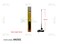 AutoTech Universal Roof Mount Car Antenna (40cm)   High Gain AM/FM Stereo Radio Aerial   260cm Cable   Compatible with Niva &amp; Lada Kalina   Durable Weatherproof Design for All Vehicle Models