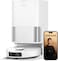 DREAME D30 Ultra Robot Vacuum and Mop, 25,000Pa Powerful Suction, All-in-One Base Station with 100 Days Auto-Empty, MopExtend Tech for Edge Cleaning, Smart Obstacle Avoidance, white