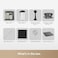 Dreame Ecceluxe Master Fully Automatic Espresso Machine, 19 Bar Coffee Machine with One-Tap Cold Brew, 9-Level Grinder, Automatic Milk Frother, 6 Coffee Options, 2L Water Tank, Space Gray