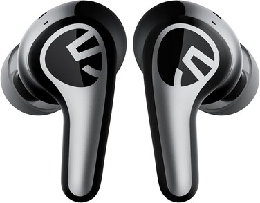 SOUNDPEATS C30 Adaptive Hybrid Active Noise Cancelling Wireless Earbuds, BT 6.0 Headphones with LDAC Hi-Res Audio, 6-Mic Windproof ENC Bluetooth Earphones for Clear Call, 52H, IP54 (Black)
