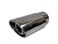KOBA Universal Stainless Steel Exhaust Tail Pipe Tip   Integrated Filter/Muffler   Sleek 66mm Outlet x 185mm Length   Corrosion Resistant Chrome Finish   Easy Clamp On Installation