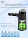 LIFE SMILE-USB Charging Water Dispenser, Portable Water Bottle Pump for Universal 2,3, 4 and 5 Gallon with USB Electric Charging and Automatic Off Switch