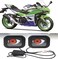 Universal Motorcycle LED Devil Eye &ndash; Red Projector Light