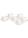 Shallow Cup &amp; Saucer Set, Drkinking Cup, White And Gold, TS-90-LIN-A