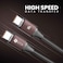 XASTON NCC14 100W Type-C to Type-C Metal Braided Fast Charging &amp; Data Cable 1M for MacBook / Laptop / USB-C Devices