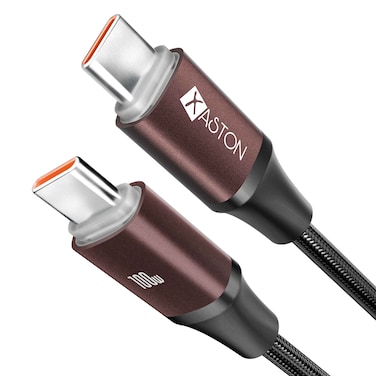XASTON NCC14 100W Type-C to Type-C Metal Braided Fast Charging &amp; Data Cable 1M for MacBook / Laptop / USB-C Devices