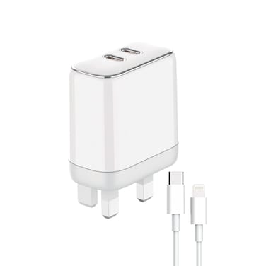 XASTON 35W Dual Type-C Apple MFi Certified Home Charger with 1M Cable NI15