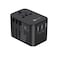 XASTON NUA70 35.5W Dual PD + 3 USB Universal Travel Adapter with Type-C Cable &amp; Carry Bag (US/UK/EU Plug System)
