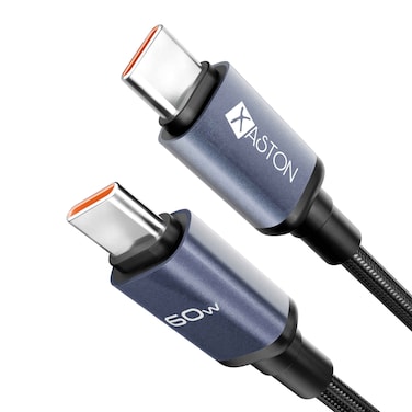 XASTON NCC18 60W Type-C to Type-C Fast Charging &amp; Data Transfer Braided Cable 1.2M for MacBook / Laptop / USB-C Devices