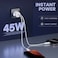 XASTON 45W PD USB GaN Charging Adapter NA30G Fast Charging Dual Port Charger