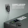 XASTON PowerBlade 65W Dual PD GaN Charging Adapter Ultra Slim with UK/US Plug NA31G