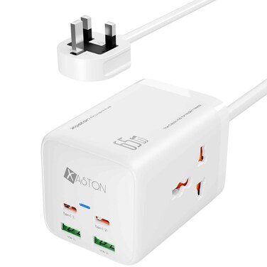 XASTON PowerHive 65W GaN Power Socket NMF101 Multi-Port Fast Charging Adapter