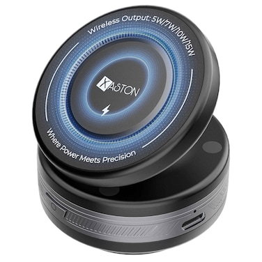XASTON NCH17W 2-in-1 Magnetic Wireless Car Charger Vacuum Suction Car Phone Holder 15W Fast Charging Mount
