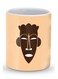 Premium Tribal Mask Designer Mug Beige/Brown