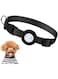 Tazweeq Compatible with Airtag Dog Collar, Adjustable Air Tag Dog Collar with Durable Quick Snap Buckle, for Girl Boy Cats, Lightweight Adjustable for (S（9.9"-15.8"）, Black)