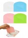 Pieces Food Scraper, Flexible Dough Scraper, Dough Scraper for Sourdough, Multifunctional Kitchen Scraper Tool, Baking Scraper, Bread Dough Cutter, Cake Smoother for Icing (White, Green, Blue, Pink)