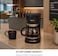 DOMEA Coffee Maker 1.2L &ndash; 12 Cup Drip Coffee Machine with Glass Carafe, Washable Filter, Quick Heating &amp; One-Touch Operation, 830W Coffee Brewer for Home &amp; Office KCM171