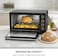 DOMEA 48L Toaster Oven with Rotisserie &amp; Convection, 2000W Electric Countertop Oven, 60-Minute Timer, Adjustable Temperature 100-250&deg;C, Bake Tray &amp; Wire Rack Included for Baking, Roasting &amp; Grilling