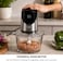 DOMEA Food Chopper 2.0L Glass Bowl, 500W Electric Vegetable Chopper with 4 Titanium Blades, 2-Speed Control, Meat Grinder, Ice Crusher, Kitchen Food Processor KCG172