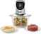 DOMEA Food Chopper 2.0L Glass Bowl, 500W Electric Vegetable Chopper with 4 Titanium Blades, 2-Speed Control, Meat Grinder, Ice Crusher, Kitchen Food Processor KCG172