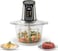 DOMEA Food Chopper, 700W Electric Vegetable Chopper with 6 Titanium Blades, 3.0L Glass Bowl, 2-Speed Control, Meat Grinder, Ice Crusher, Kitchen Food Processor, KCG173