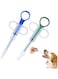 VELEGO 2 Pack Pet Feeding Dispenser Dog Pill Dispenser Pet Piller Gun Dog Pill Shooter with Soft Tip Medical Feeding Tool Kit for Cats Dogs Small Animals - Green&amp;Blue