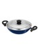 NutriHealth Kadai with Stainless Steel Lid 24cm   Patented Silver Ion Coating, Sturdy Handles, PFOA Free, 5 Layered Coating I To Fry Snacks &amp; Savouries, Cook Vegetables, Dal &amp; Meat