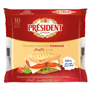 President Toast Cheese Slice, 200g