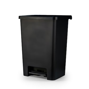 Geoplast Pedal Dustbin 80L Plastic with Lid, Extra Large Foot Operated Garbage Bin, Heavy Duty Industrial Waste Dustbin for Kitchen, Office &amp; Commercial Use, Hygienic Trash Can