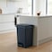 Geoplast Pedal Dustbin 30L Plastic with Lid, Foot Operated Garbage Bin, Large Waste Dustbin for Kitchen, Bathroom &amp; Office, Hygienic Odor Control Trash Can
