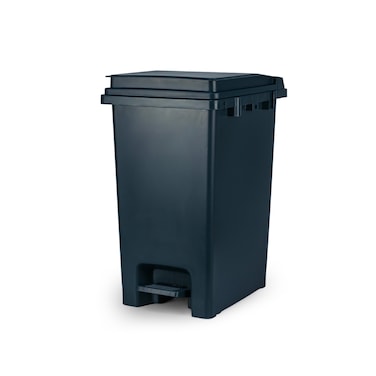 Geoplast Pedal Dustbin 30L Plastic with Lid, Foot Operated Garbage Bin, Large Waste Dustbin for Kitchen, Bathroom &amp; Office, Hygienic Odor Control Trash Can